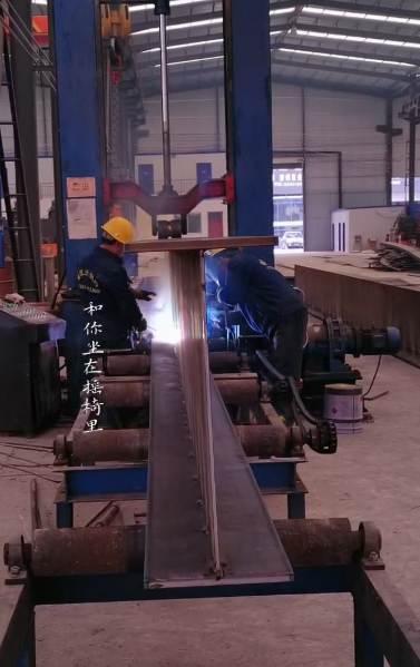 甘肃临夏钢结构厂H型钢组立机